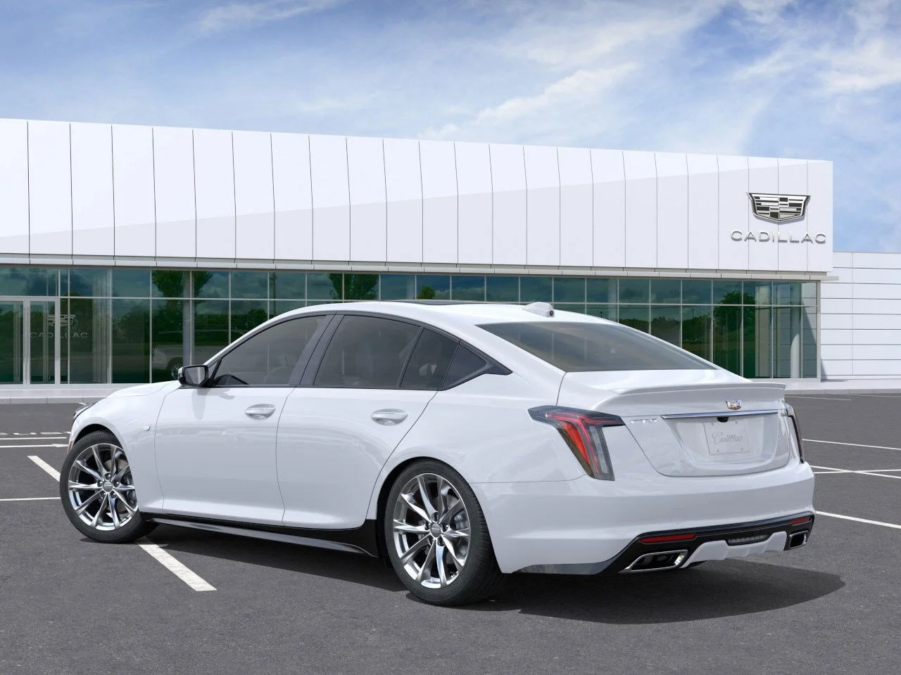 Used 2026 Vibrant White Tricoat Cadillac Sport image 6