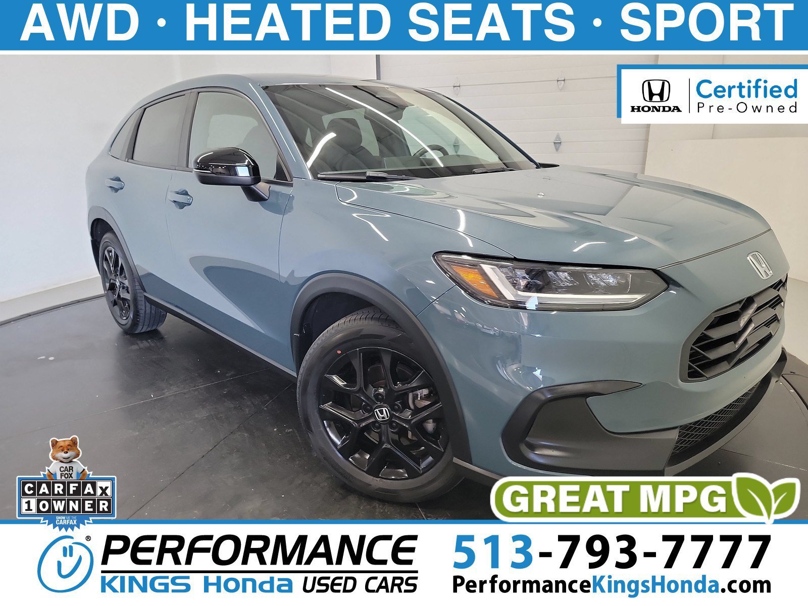 Certified Used 2024 Nordic Forest Pearl Honda Sport image 1