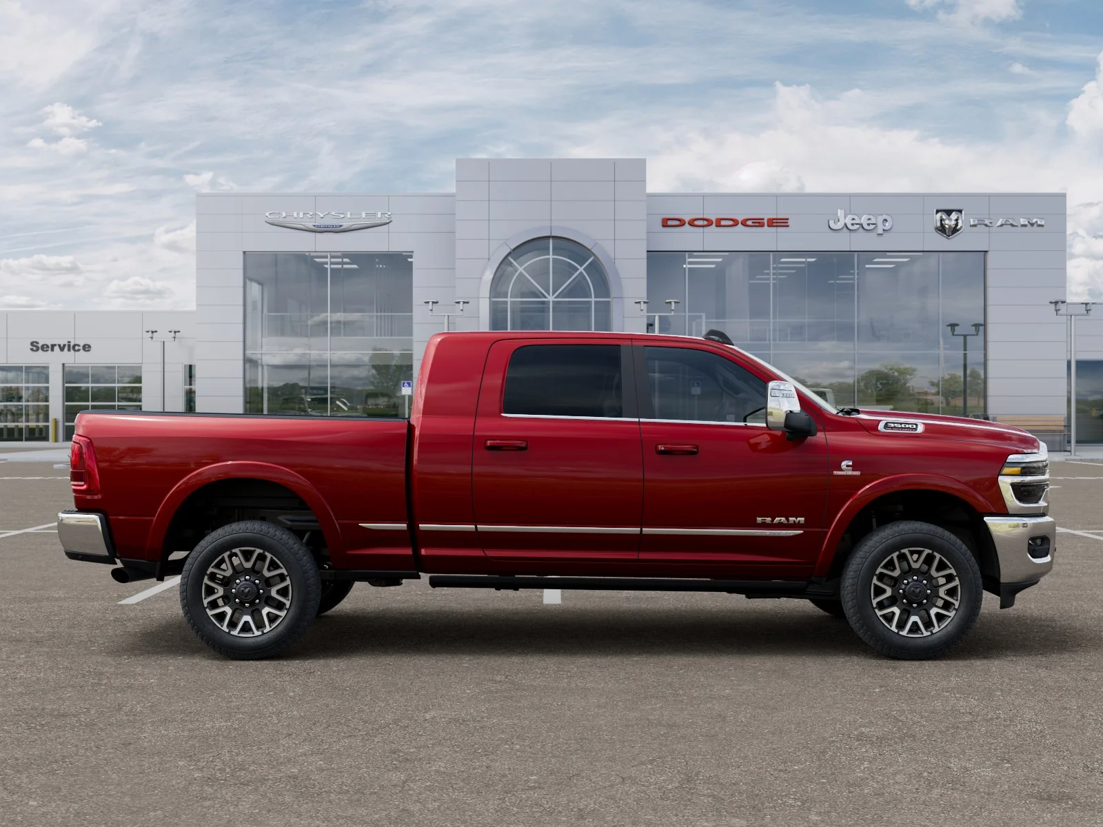 New 2026 Molten Red Pearl-Coat Exterior Paint RAM Limited image 48