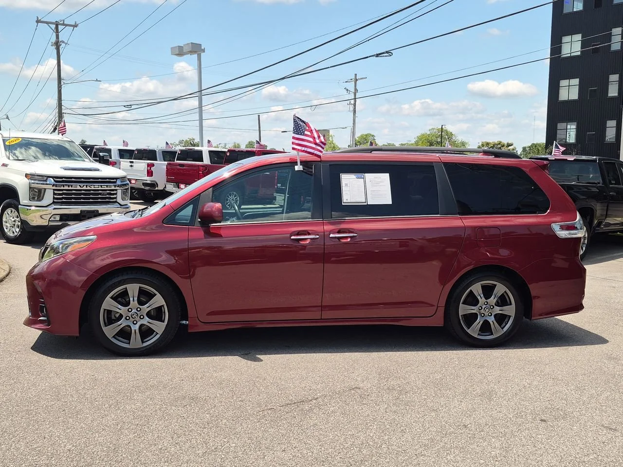 Used 2019 Red Toyota SE image 5