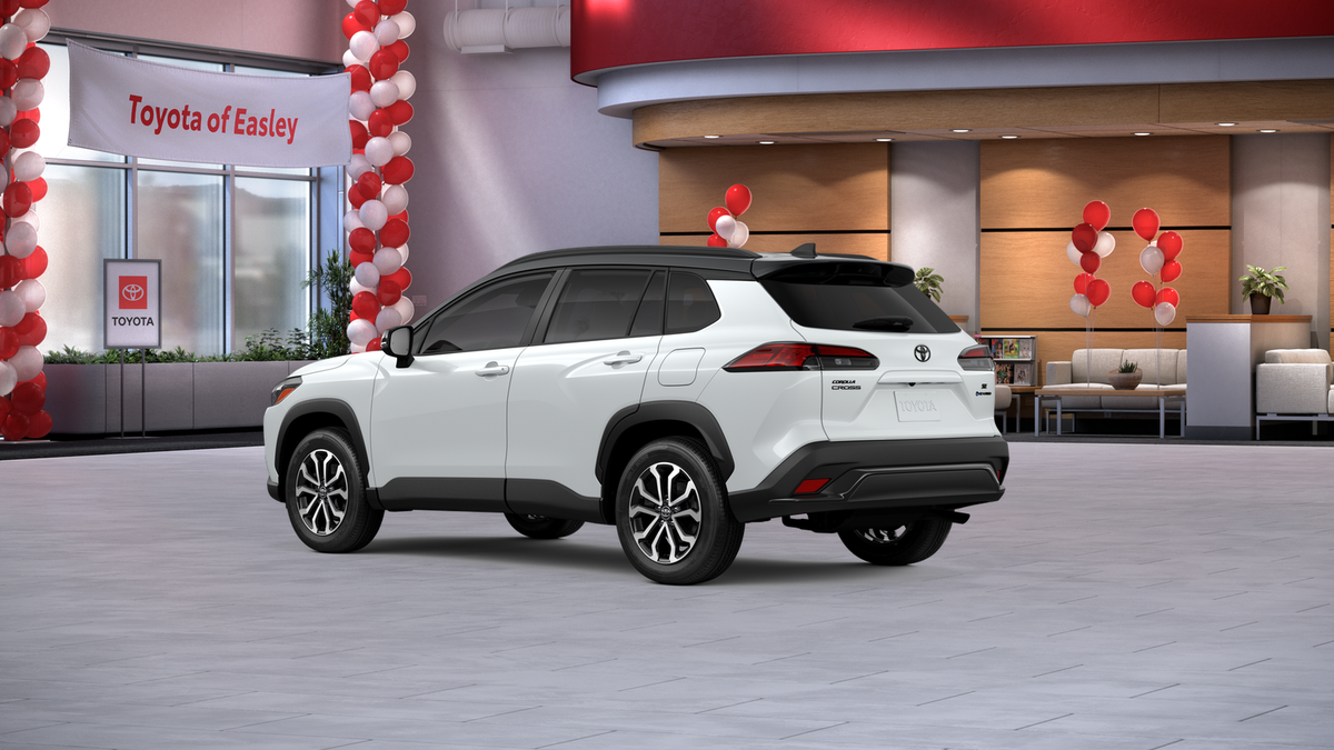 New 2026 Wind Chill Pearl with Jet Black roof Toyota Hybrid SE image 6