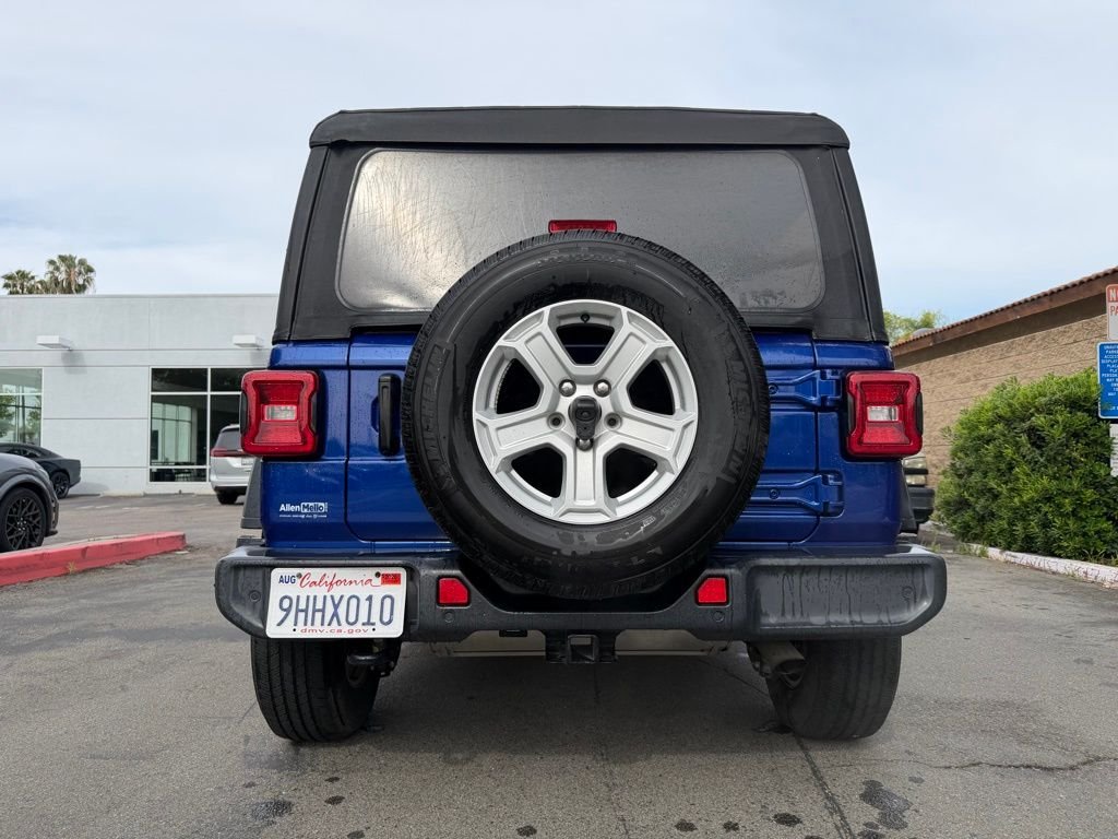 Used 2020 Blue Jeep Unlimited Sport S image 14