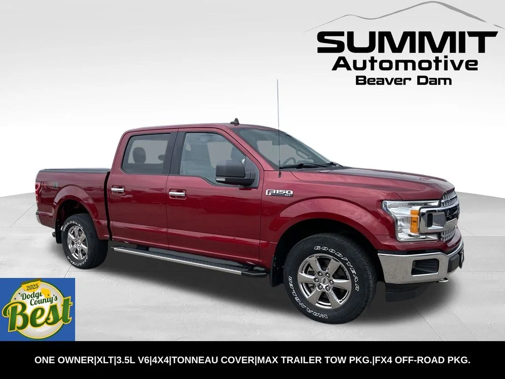 Used 2019 Ruby Red Metallic Ford XLT image 1