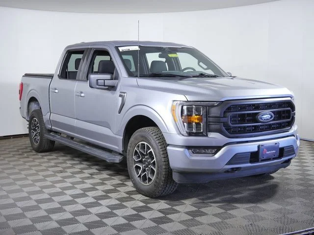 Certified Used 2022 Silver Ford XLT image 1