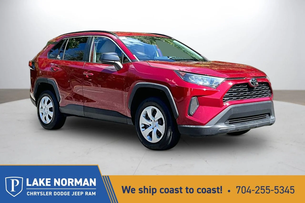 Used 2020 Red Toyota LE image 1