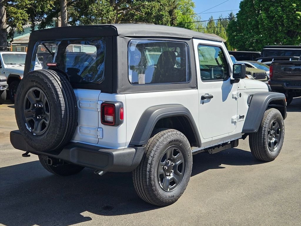 New 2026 Bright White Clear-Coat Exterior Paint Jeep Sport image 7