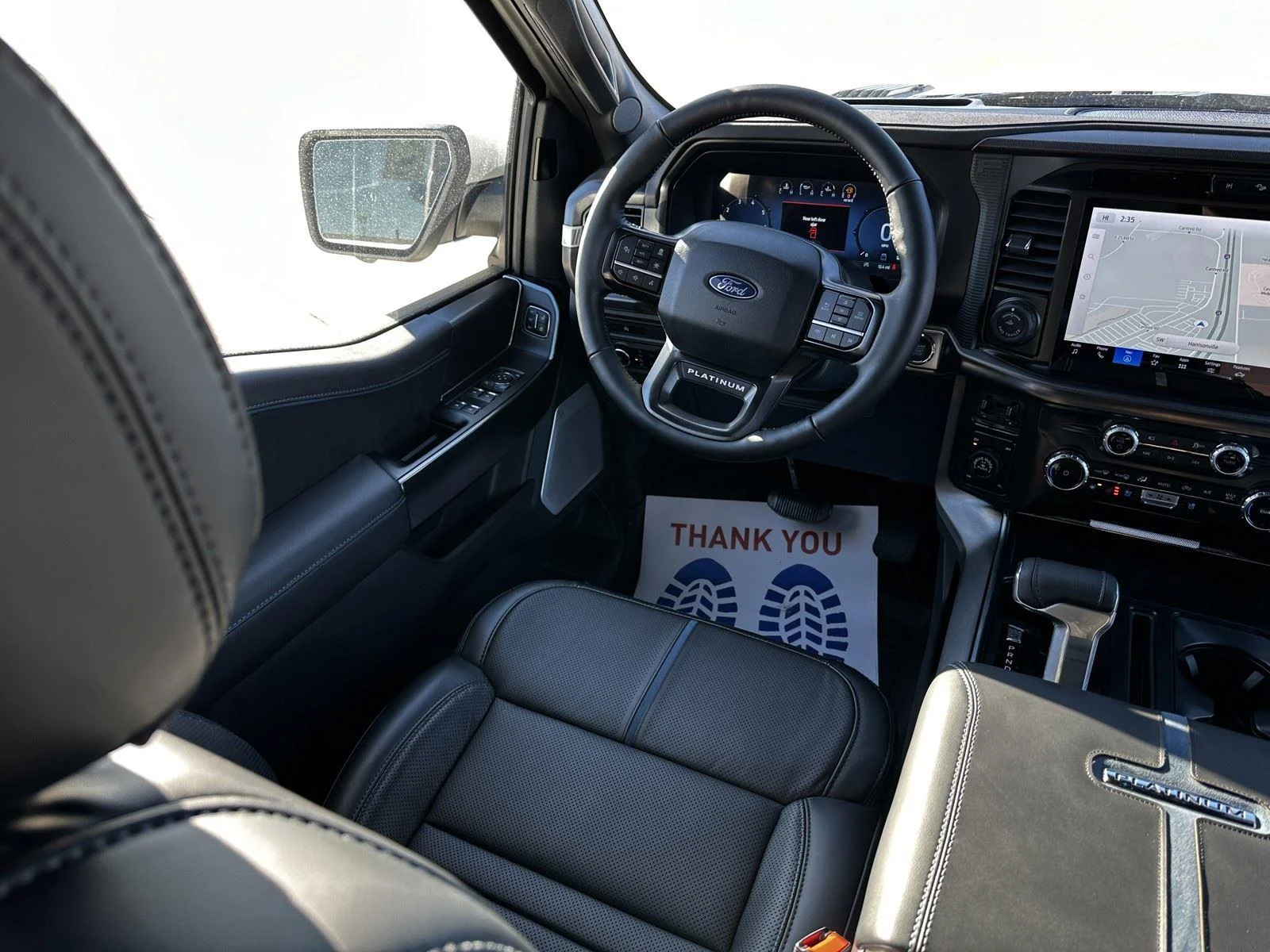 New 2025 Star White Metallic Tri-Coat Ford Platinum image 15