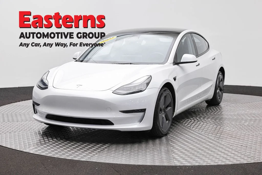 Used 2023 White Tesla Base image 1