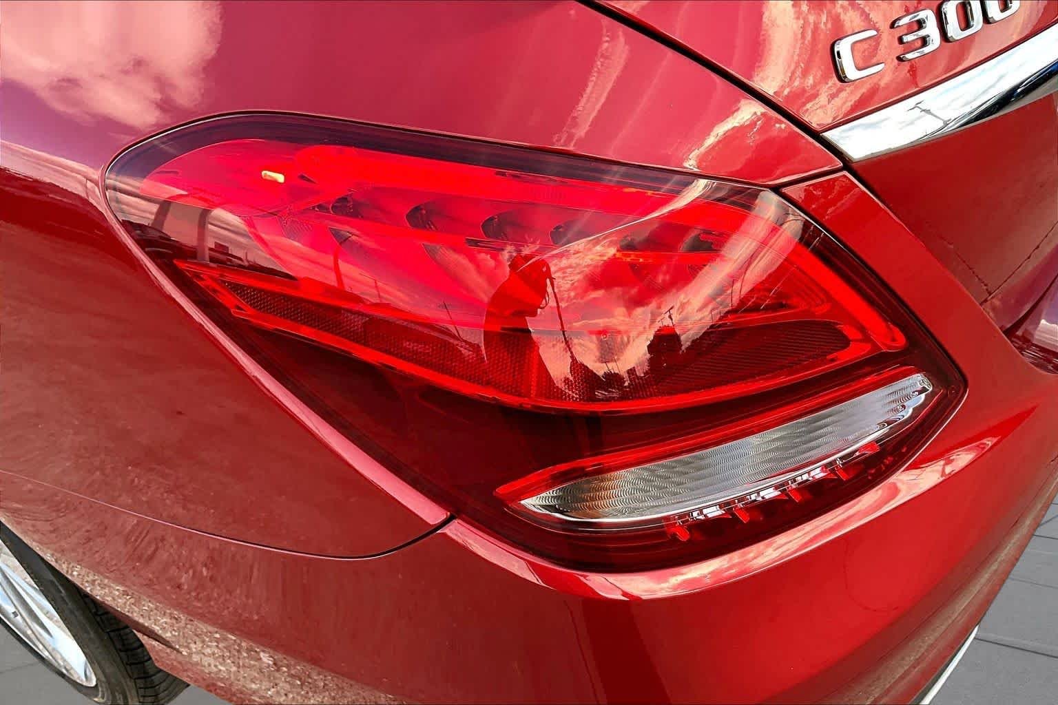 Used 2017 designo Cardinal Red Metallic Mercedes-Benz C 300 image 29