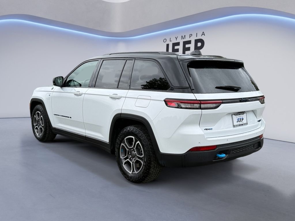 Used 2022 Bright White Clearcoat Jeep Trailhawk 4xe image 5