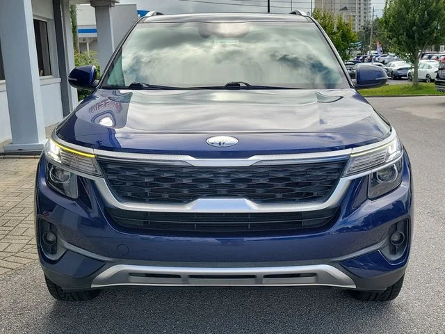 Used 2021 Blue Kia EX image 13