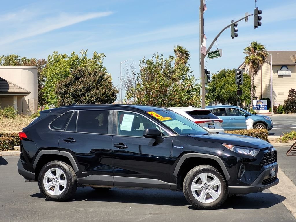 Used 2021 Black Toyota LE image 3