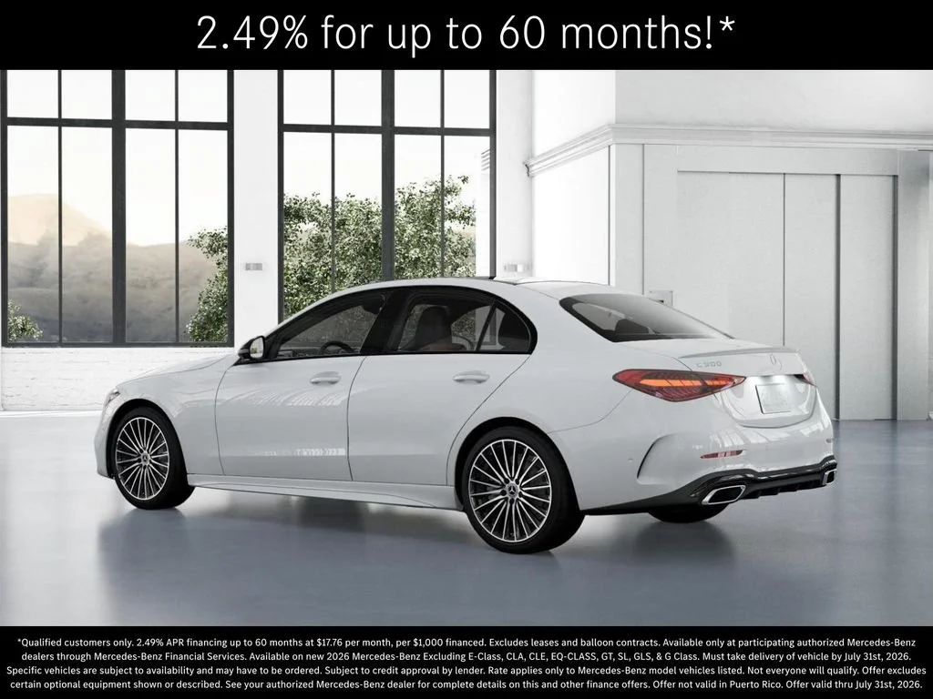 New 2026 Polar White Mercedes-Benz C 300 image 72