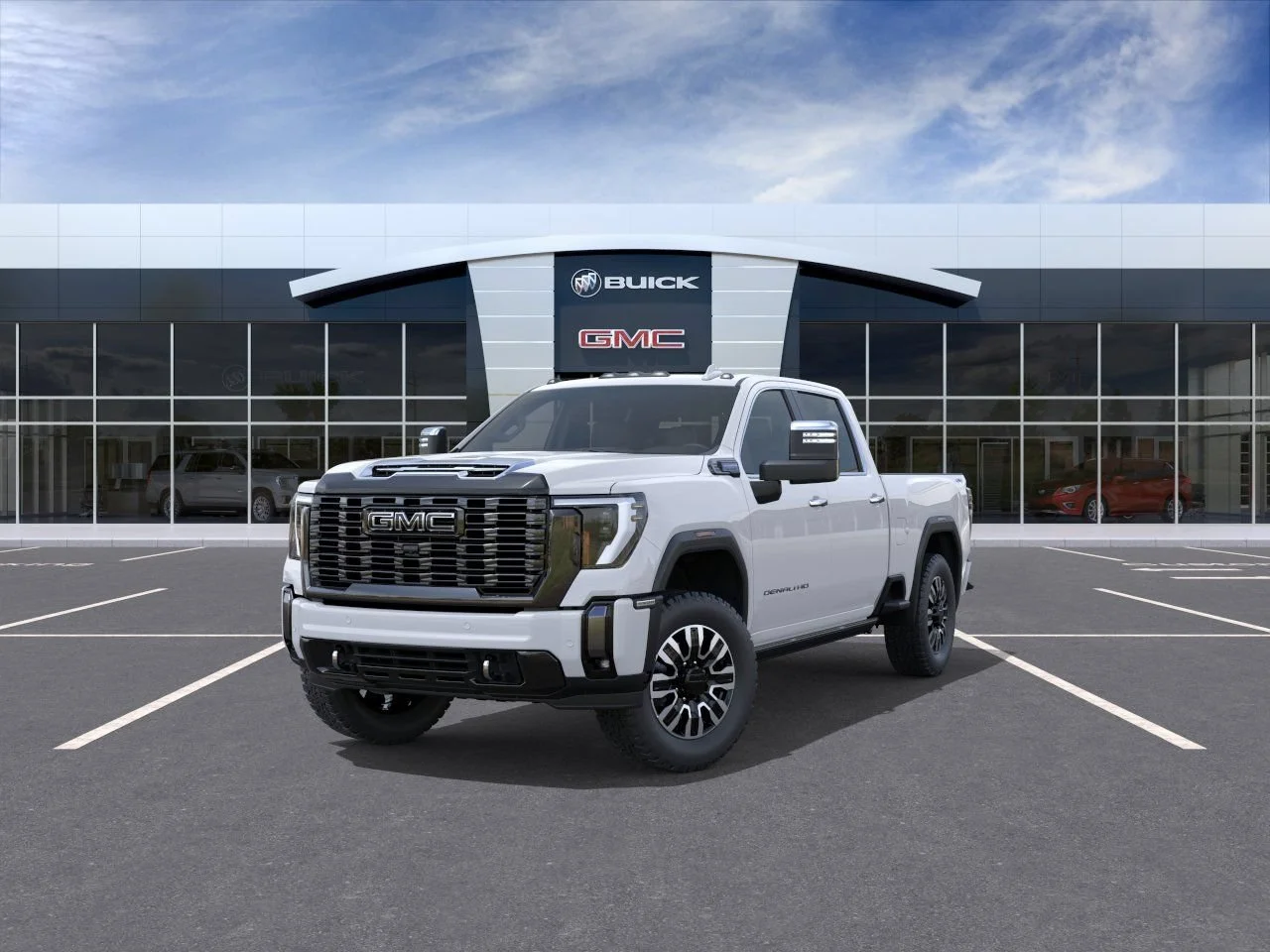 New 2026 Glacier White Tricoat GMC Denali Ultimate image 8