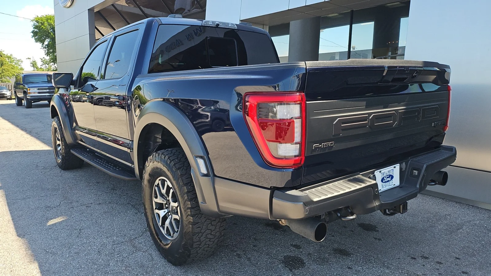 Used 2023 Blue Ford 2023 FORD F-150 RAPTOR CREW CAB 4DR 145 WB 4WD image 3