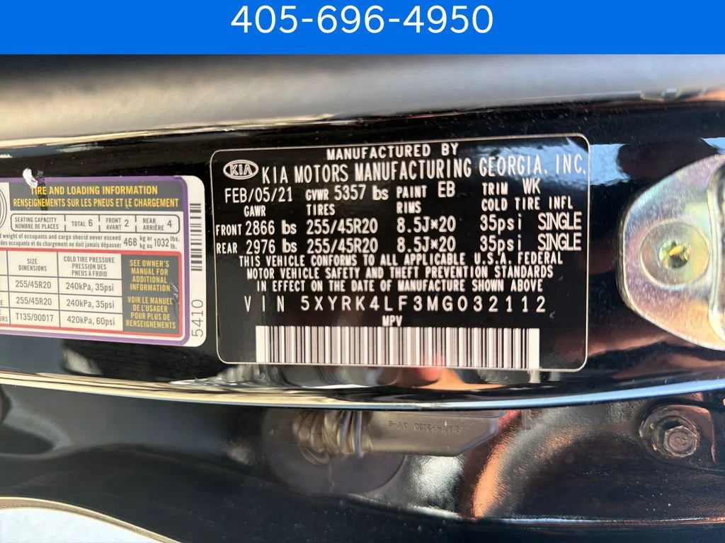 Pre-Owned 2021 Kia Sorento SX