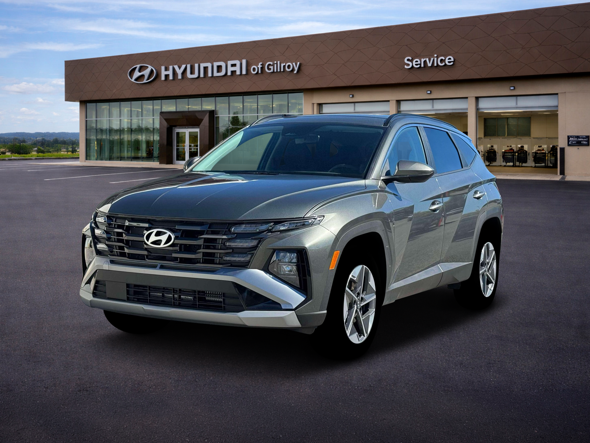 New 2026 Gray Hyundai SEL AWD image 1