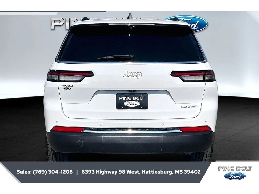 Used 2025 Bright White Clearcoat Jeep Limited image 4
