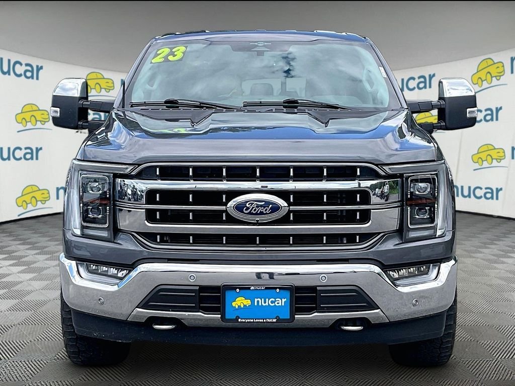Used 2023 Carbonized Gray Metallic Ford Lariat image 2
