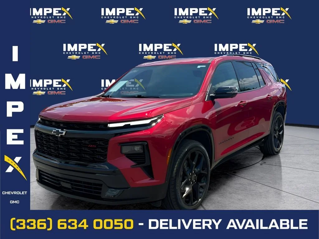 Radiant Red Tintcoat 2024 Chevrolet Traverse RS AWD SUV / Crossover Four-Wheel Drive