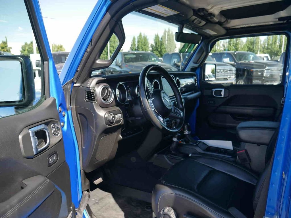 Used 2022 Blue Jeep Unlimited Sahara Altitude image 36