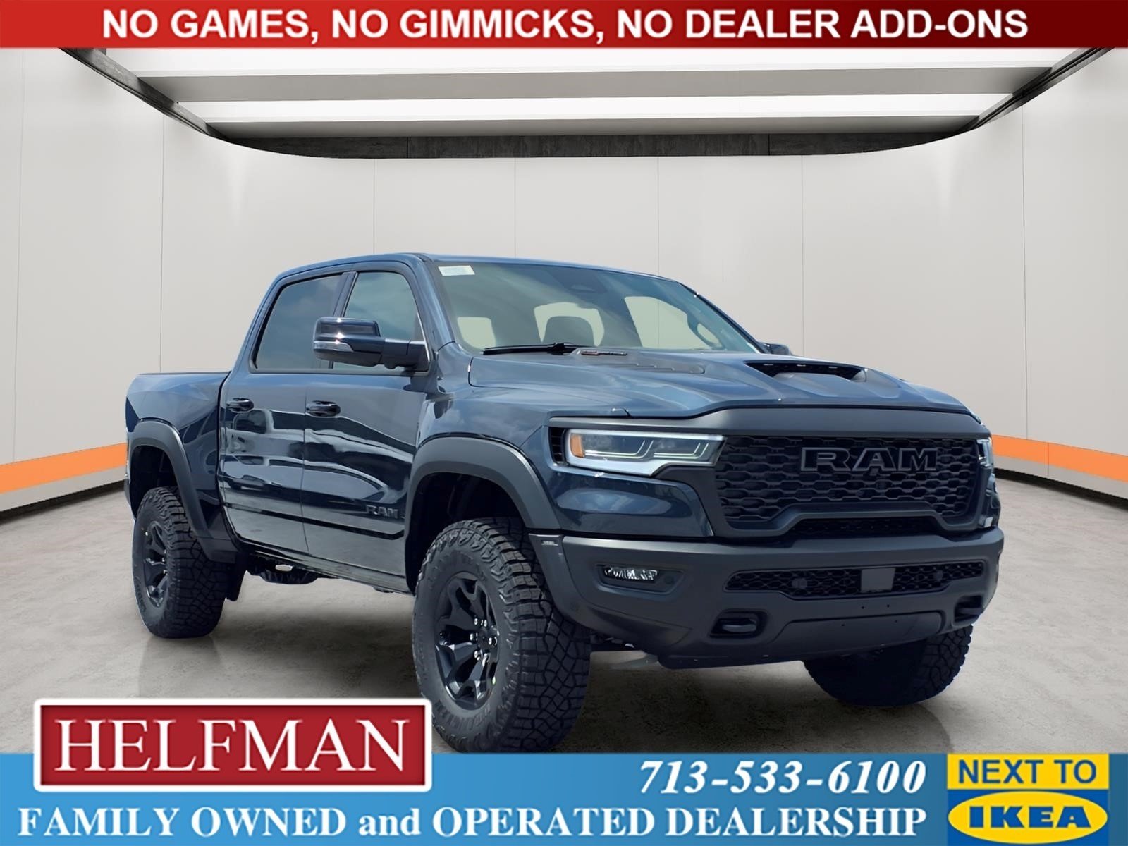 New 2026 Forged Blue Metallic Exterior Paint RAM RHO image 1