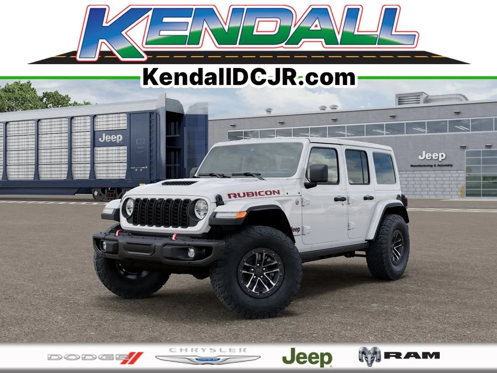 New 2026 Bright White Clear-Coat Exterior Paint Jeep Rubicon X image 1