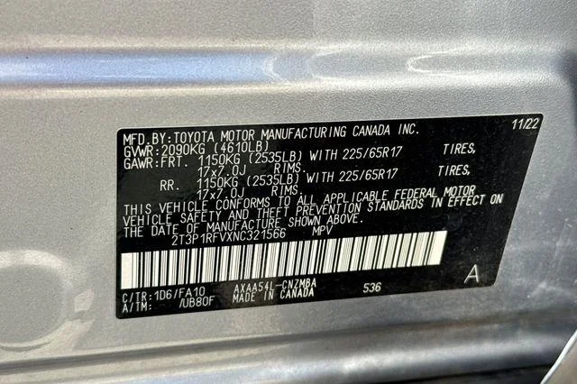 Certified Used 2022 SILVER SKY METALLIC Toyota  image 36
