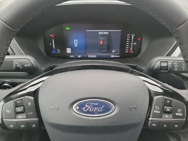 New 2024 Star White Metallic Tri-coat Ford Plug-in Hybrid image 14