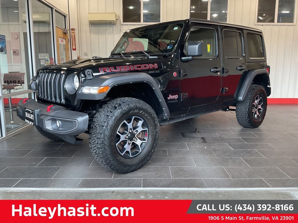 Used 2022 Black Jeep Unlimited Rubicon image 1