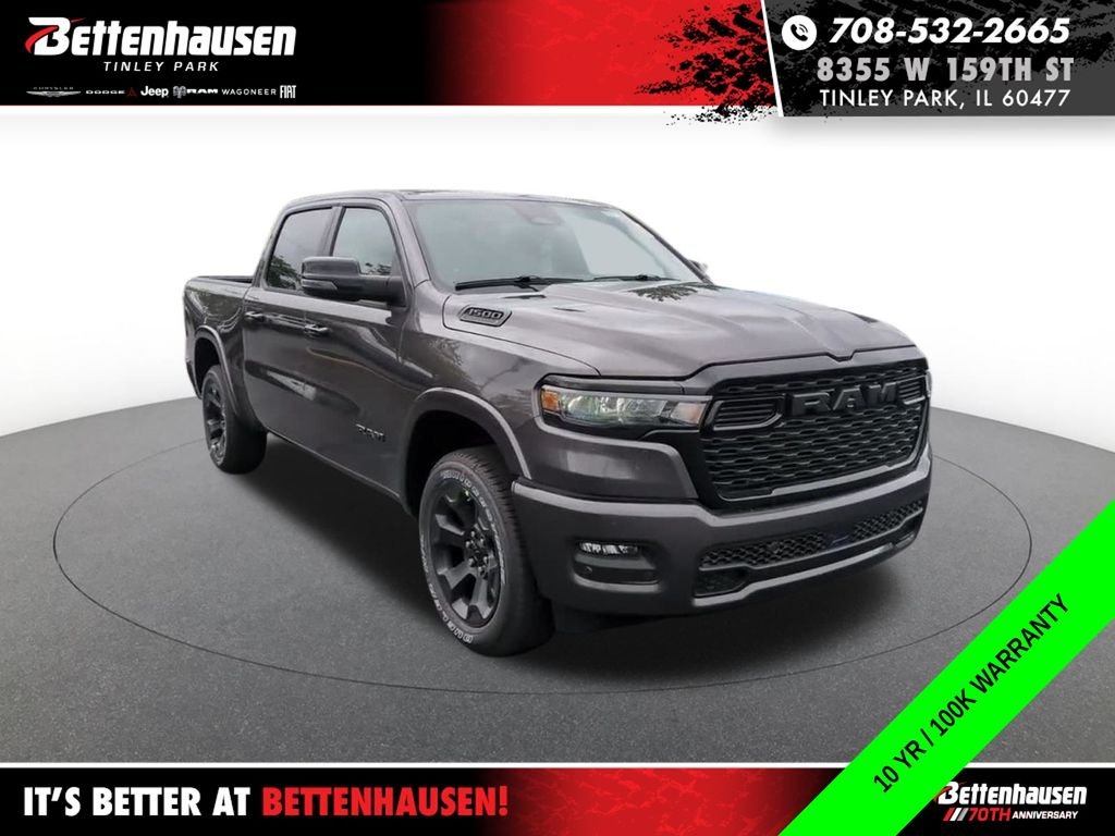 New 2026 Granite Crystal Metallic Clear-Coat Exterior Paint RAM Big Horn image 3