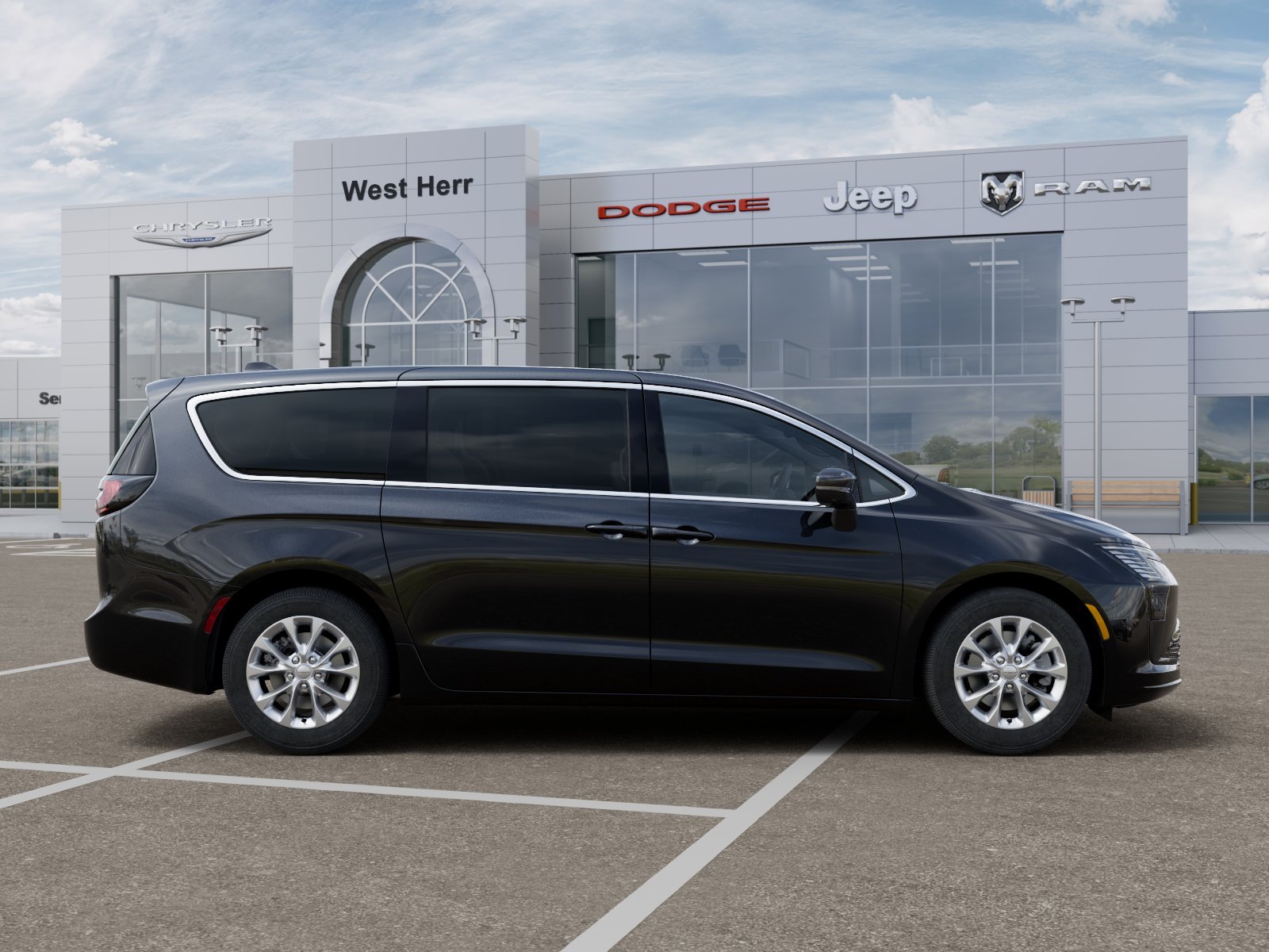 New 2027 Diamond Black Crystal Pearl-Coat Exterior Paint Chrysler Select image 21