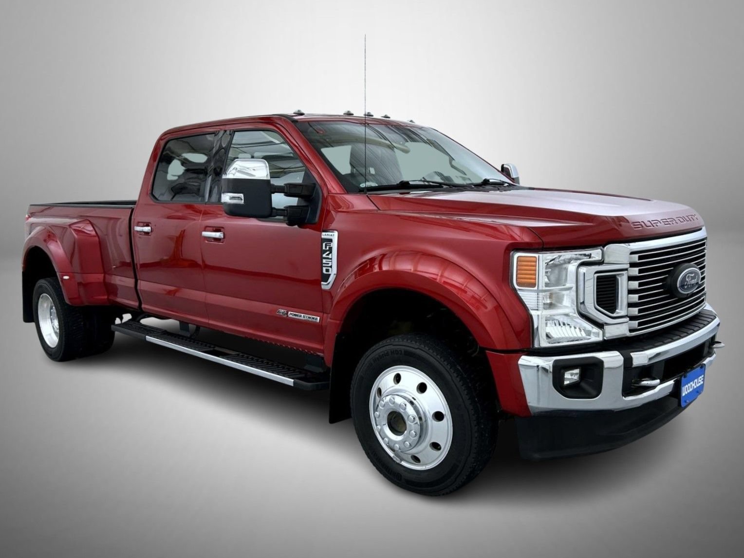 Used 2021 Rapid Red Metallic Tinted Clearcoat Ford Lariat image 3