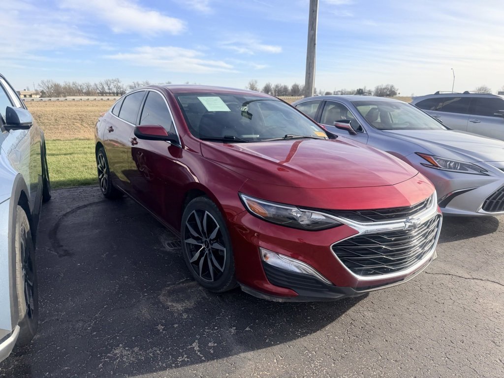 Used 2022 Chevrolet Malibu RS with VIN 1G1ZG5ST2NF177587 for sale in Paola, KS