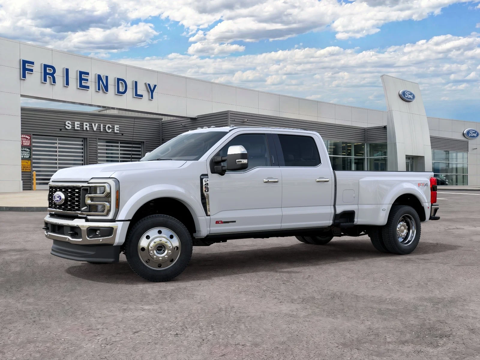 New 2027 Star White Metallic Tri-Coat Ford F-450® King Ranch® image 1