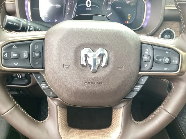 New 2026 Ivory White Tri-Coat Pearlcoat Ram LIMITED LONGHORN CREW CAB 4X4 5