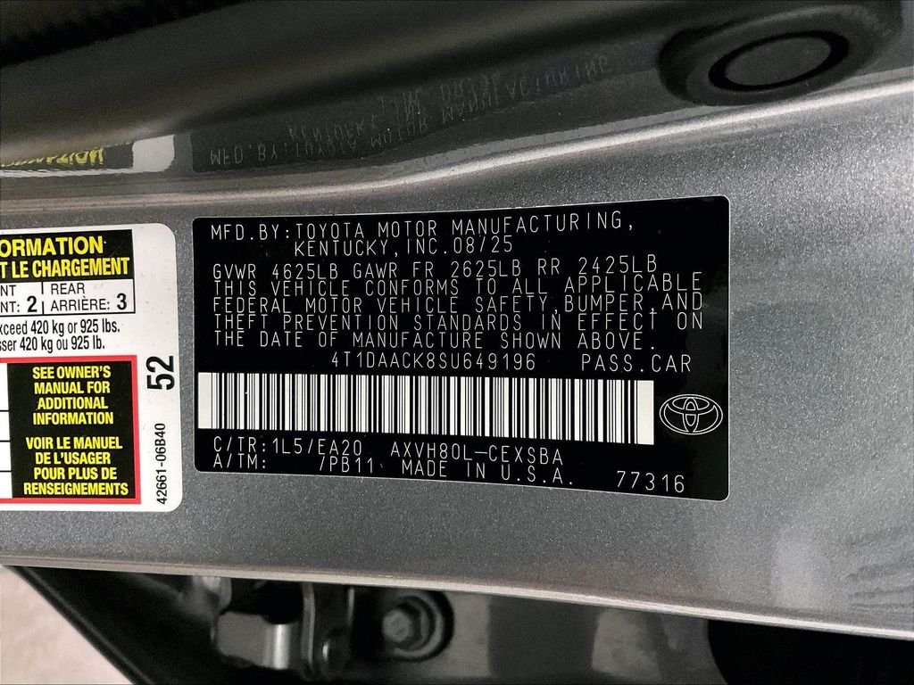 Used 2025 Gray Toyota SE image 39