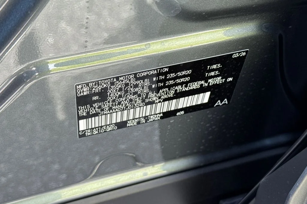 New 2026 Overcast Toyota XSE image 33