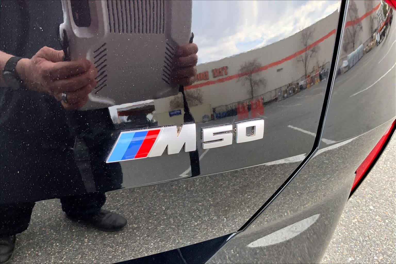 Certified Used 2025 Black Sapphire Metallic BMW M50 xDrive image 32