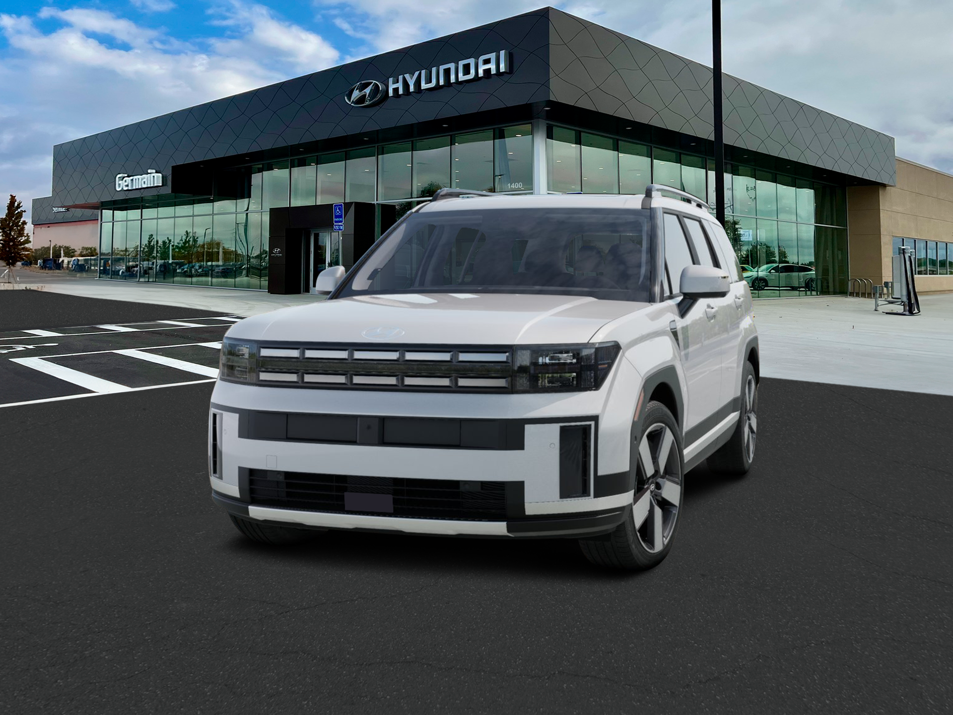 New 2027 Serenity White Hyundai Limited FWD image 1