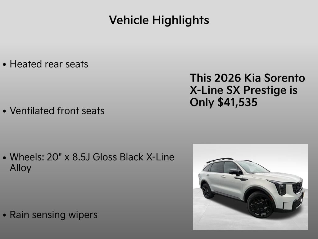 2026 Kia Sorento X-Line SX Prestige - Photo 34