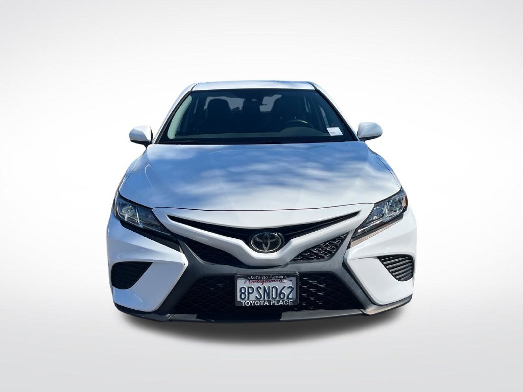 Used 2020 White Toyota SE image 8
