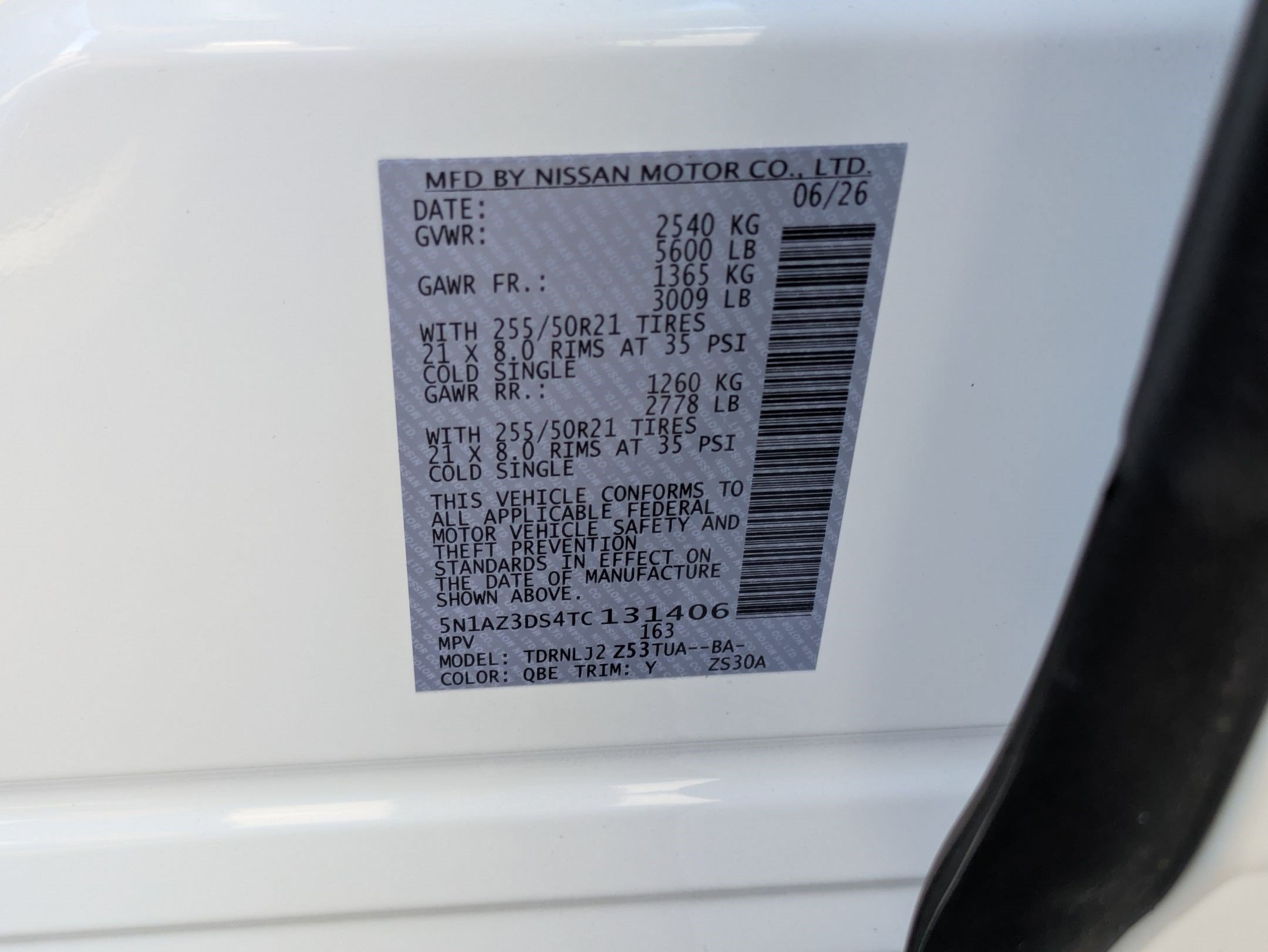 New 2026 Everest White Pearl TriCoat Nissan Platinum image 17