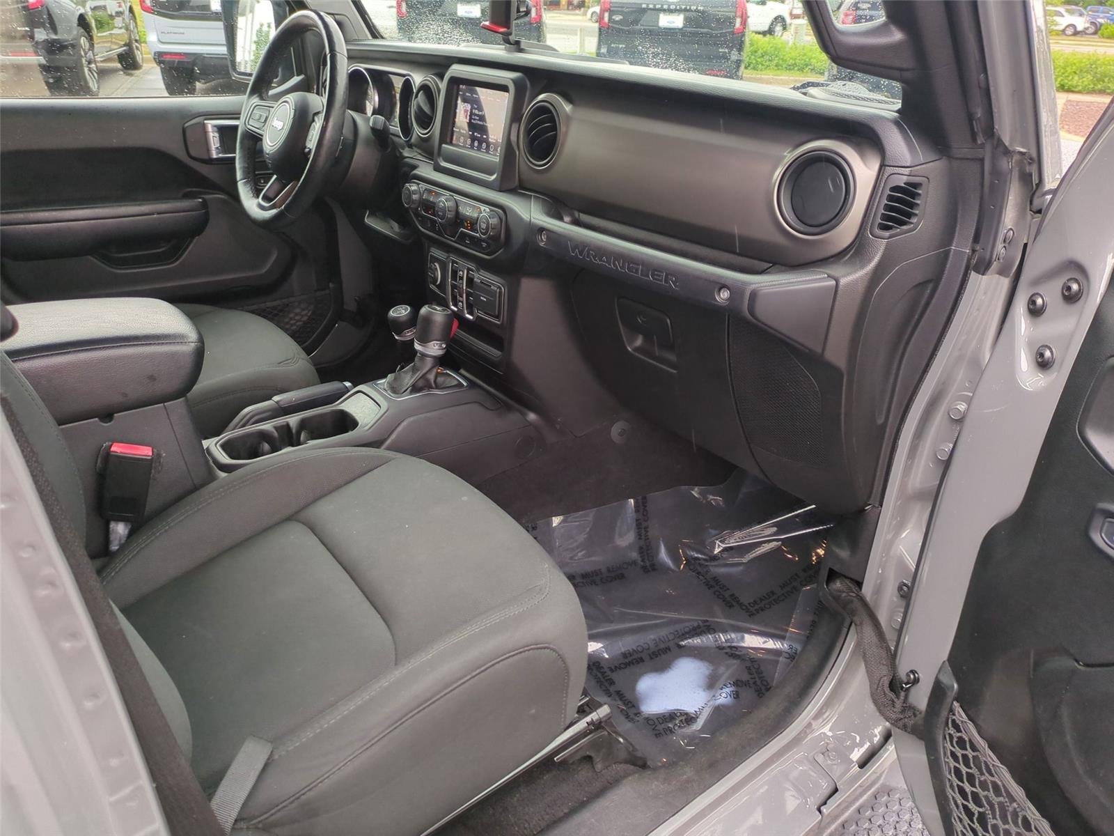 Used 2021 Granite Crystal Metallic Clearcoat Jeep Unlimited Sport S image 38