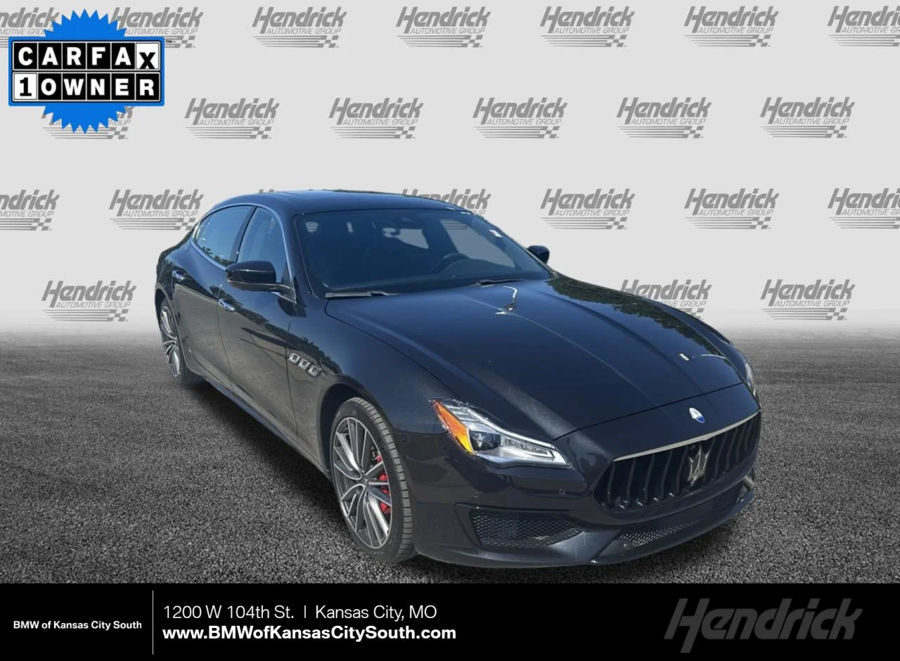 Used 2022 Nero Ribelle Metallic Maserati Modena Q4 image 1