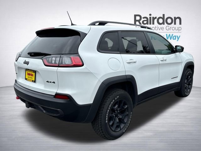 Used 2022 Bright White Clearcoat Jeep Trailhawk image 7