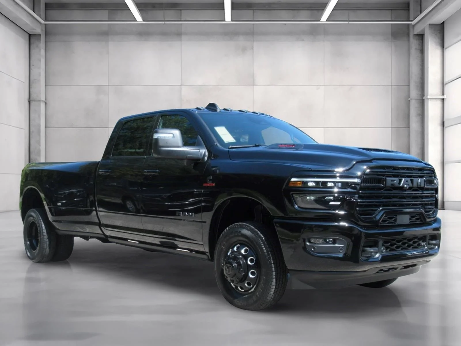 New 2027 Diamond Black Crystal Pearlcoat RAM Laramie image 1