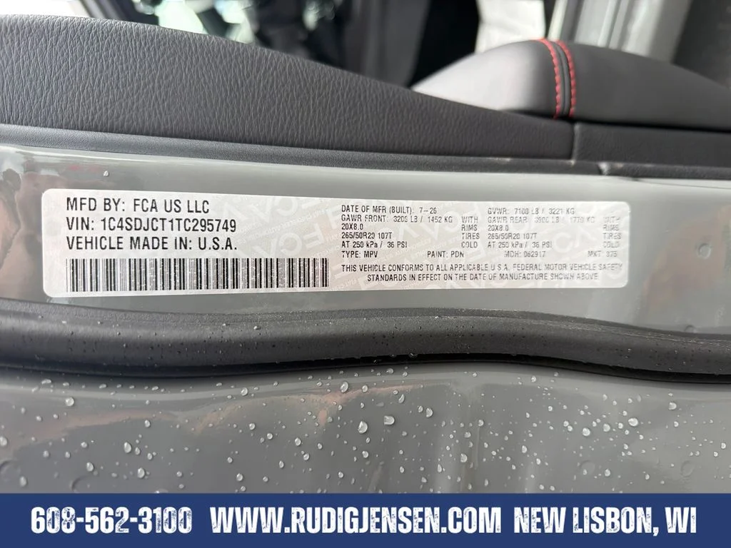 New 2026 Destroyer Gray Clearcoat Dodge GT Plus HEMI V8 image 30