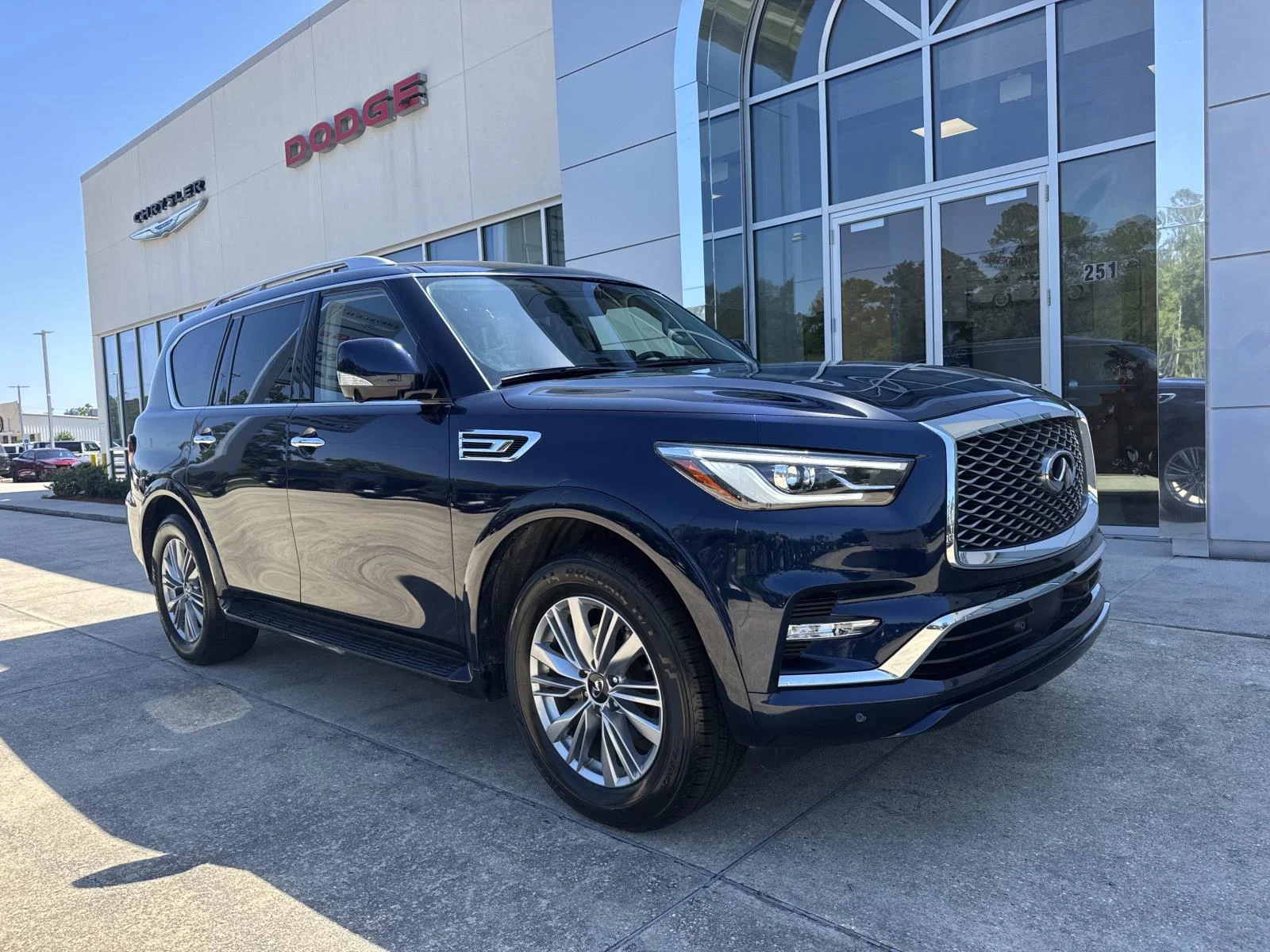 Used 2024 Blue INFINITI LUXE RWD image 1
