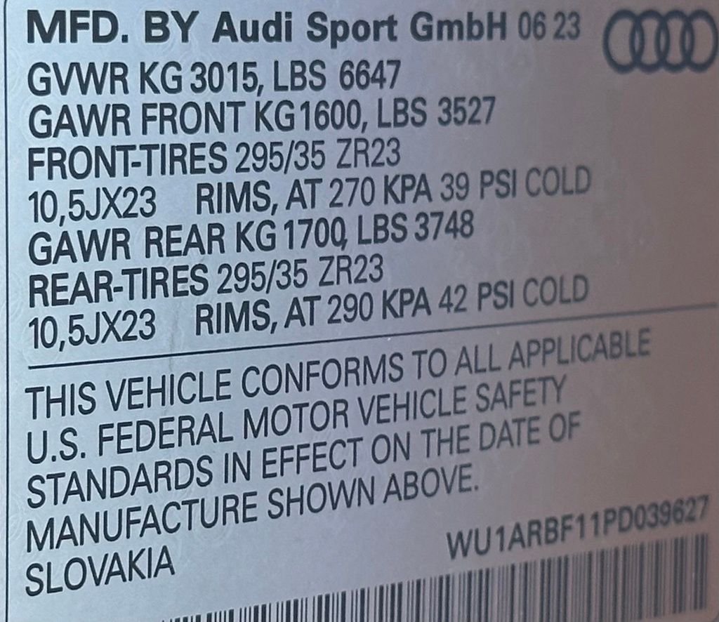 Used 2023 Orange Audi 4.0T image 46